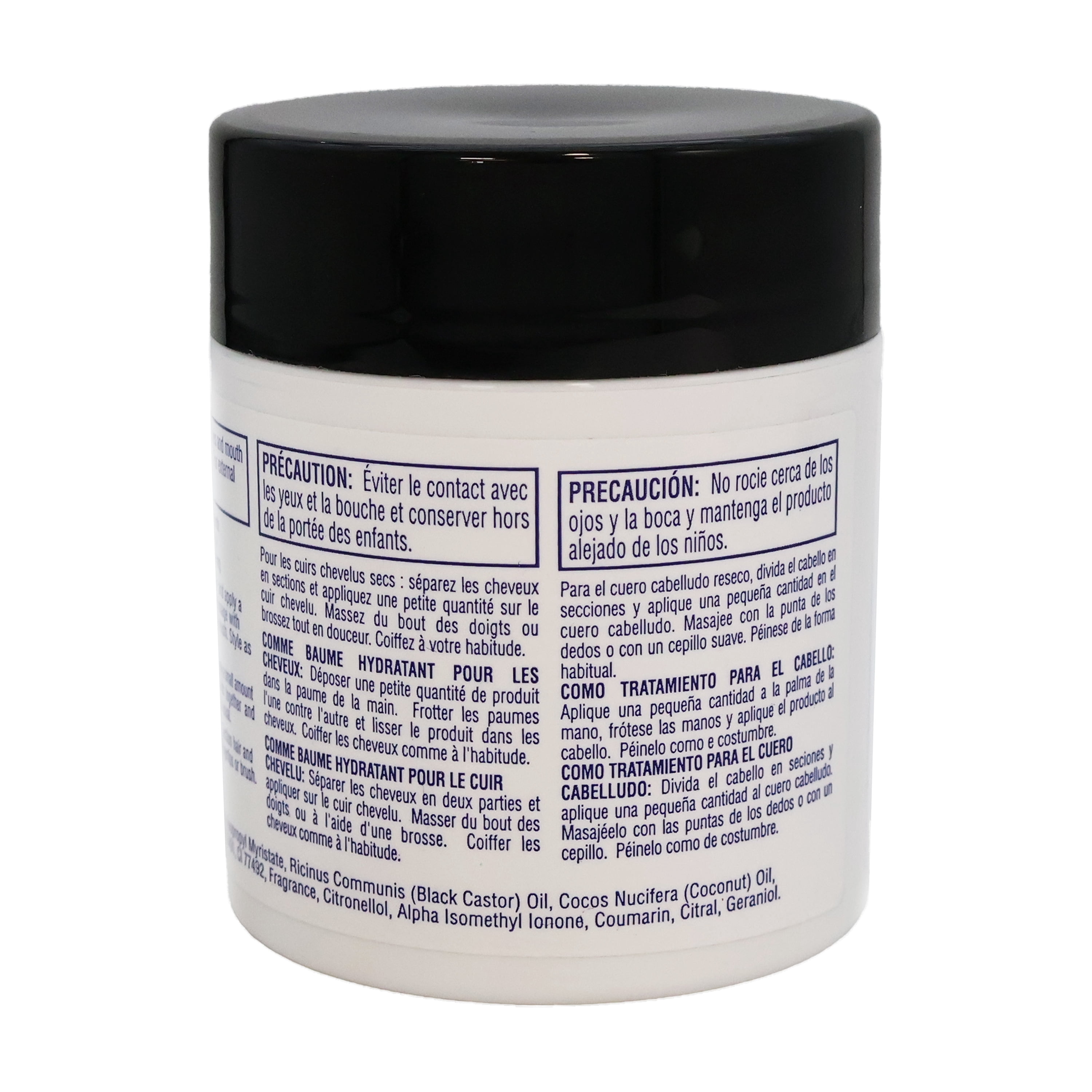 Isoplus Black Castor Oil & Coconut Oil Hair & Scalp Conditioner 5.25 Oz.,Pack of 3