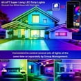 thumbnail image 3 of Led Strip Lights,10m 300LED Light Strips with App Control Remote,5050 RGB Led Lights for Bedroom, Music Sync Color Changing Lights for Room Party, 3 of 7