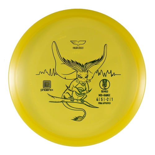 Yikun Discs Shu MidRange Disc Golf Disc Understable, Beginner Friendly, Premium Grade