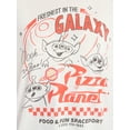 thumbnail image 4 of Toy Story Women's Pizza Planet Graphic Tee with Short Sleeves, Sizes XXS-XXL, 4 of 5
