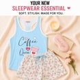 thumbnail image 7 of Andree Joan Womens Pajama Shorts Set Sleeveless Girls Sleep Shirt and Pajama Shorts 2 Piece, 7 of 7