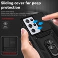 thumbnail image 4 of for Samsung Galaxy S21 Ultra Case with Camera Lens Cover HD Screen Protector, Military-Grade Drop Tested Magnetic Ring Holder Kickstand Protective Phone Case for Samsung Galaxy S21 Ultra 5G (Black), 4 of 17
