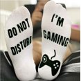 thumbnail image 1 of Calcetines cortos Calcetines de puntos Calcetines para jugar a juegos Calcetines para jugadores con alfabeto Antideslizantes, 1 of 6