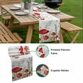 thumbnail image 5 of Mushrooms Eucalyptus Table Runner - 120 Inch Long, Kitchen Dining Table Runner Dresser Scarves, Sage Green Botanical Butterflies Farmhouse Decor for Coffee Tables Wedding Party Banquet, 5 of 8