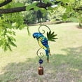 thumbnail image 1 of ZZwxWA Traditional Art Iron Parrot New Inventory Red Simulation Three-dimensional Parrot Wind Chime Hanging Ornaments, 1 of 5