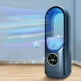 thumbnail image 1 of Bladeless Fan Portable Air Conditioner LED Display Desktop Fanless Blade Cooler Cooling Fan Tower Air Cooler  for Office Bedroom, 1 of 7