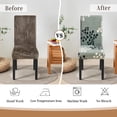 thumbnail image 5 of Chair Covers for Dining Room Stretch Dining Chair Covers Set of 6 Parsons Chair Slipcover Removable Washable Kitchen Chair Slipcovers for Dining Room Party Banquet,Antumn Leaves, 5 of 6