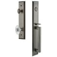 thumbnail image 2 of Grandeur 845929 Fifth Avenue Solid Brass Rose Keyed Entry Single Cylinder "D" Grip, 2 of 5