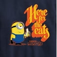 thumbnail image 3 of Despicable Me Minions - Only Here For The Eats  - Toddler & Youth Crewneck Fleece Sweatshirt, 3 of 5