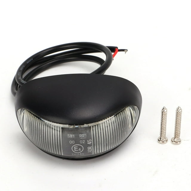 Feimier Marqueur Latéral LED, Lumière Latérale LED Installation Simple Anti-Collision pour Bus pour Camions Lumière Blanche