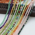 thumbnail image 2 of Nvzi 2 piezas de cuentas de ábaco de turquesa natural azul de 2 * 4 mm, cuentas dispersas, cuentas de partición DIY, accesorios de joyería de cuentas hechas a mano, 2 of 3