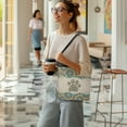 thumbnail image 6 of Kuiaobaty Mandala Flower Paw Print Crossbody Bag for Women, Ethnic Style Vegan Leather Bucket Handbag Crossbody, Waterproof Sturdy Shoulder Purse with Removable Strap for Travel, 6 of 6