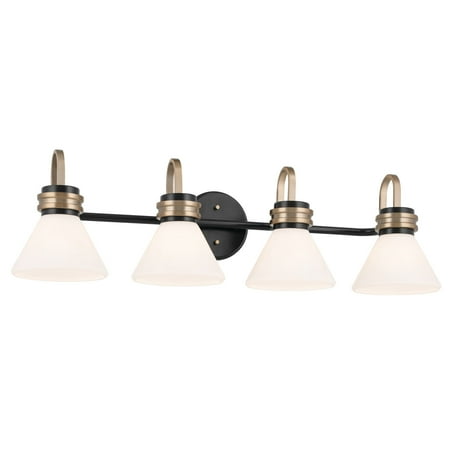 

Kichler 55156 Farum 4 Light 34 Wide Vanity Light - Black