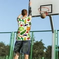 thumbnail image 5 of Honeii Vegetables2 print basktball shirt for men and women, Unisex basketball jersey for Theme party-Large, 5 of 6