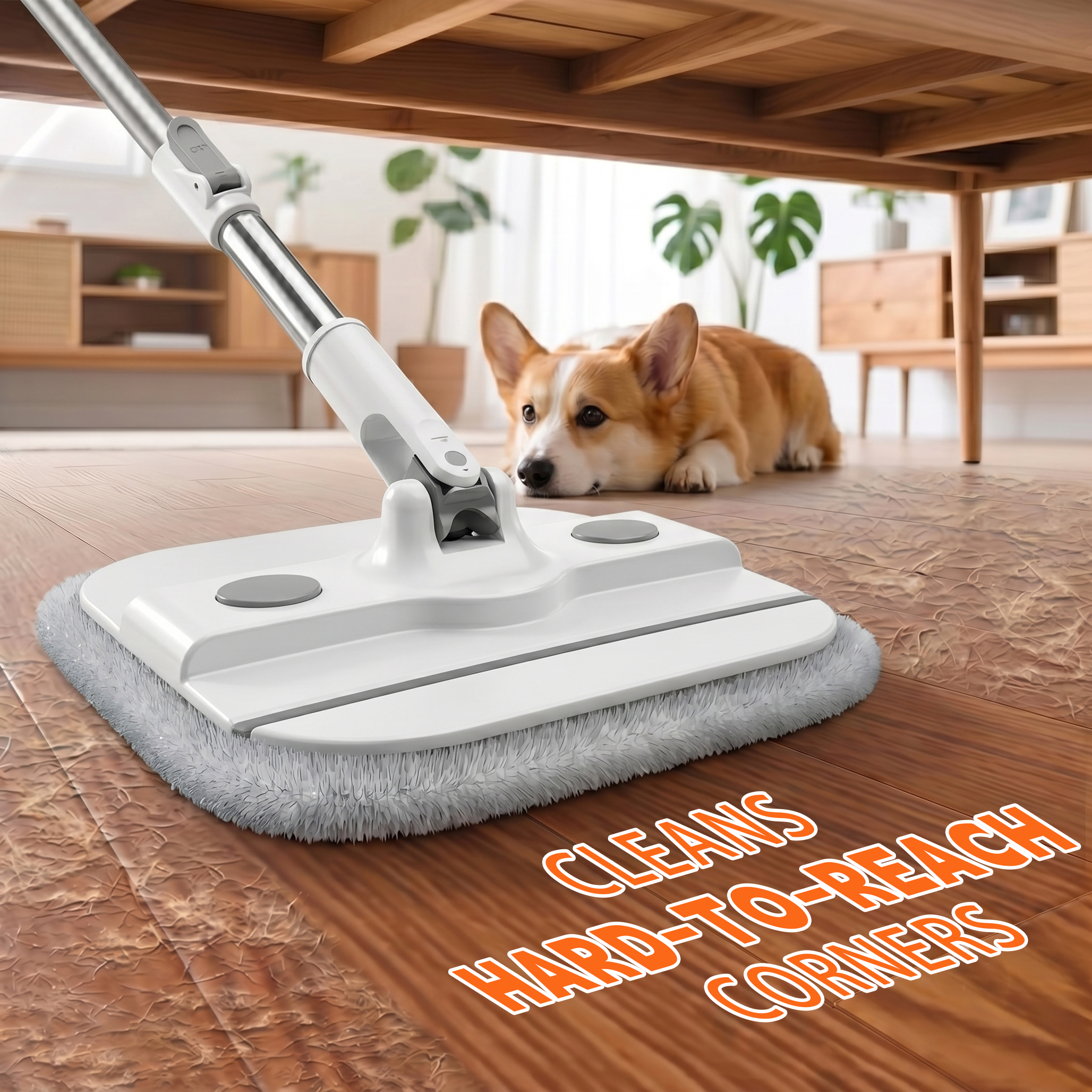 CLNEZ Spin Mop and Bucket with Dual-Tank Water Separation System photo 5