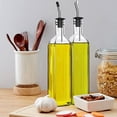 thumbnail image 3 of Olive Oil Dispenser Bottle, 2 Pcs Glass Olive Oil Dispenser And Vinegar Set With, 3 of 7