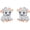 Highland cattle, variant on Blue Dragonfly Stud Earrings 925 Sterling Silver Insect Small Cartilage Earring Studs Dragonfly Jewelry Gifts Birthday Christmas Holiday for Women