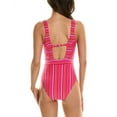 thumbnail image 2 of Trina Turk womens  Marai Plunge One-Piece, 6, Pink, 2 of 3