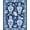 Blue, Pattern 1, variant on ODIKA 4x6 Machine Washable Non-Slip Area Rug, Chinoiserie High Traffic Rug, Blue, 29100