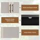 thumbnail image 2 of Qinaqin 5-Tier Negro Rattan Shoe Gabinete con 2 Ajustable Shelves cm de Profundidadoors y Resistente Metálico Legs Ideal Farmhouse Organizador para Entryway Alturaallway o Living Sala, 2 of 7
