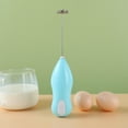 thumbnail image 3 of Toystoory Batidor de huevos eléctrico Batidor de mezcla para hornear en la cocina Agitador de espuma en forma de 8 Espumador de leche con cabeza Cocina y Comedor Azul, 3 of 6