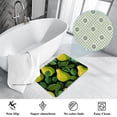 thumbnail image 3 of Pear Indoor Rug Outdoor Carpet Door Rug Polyester Non-Slip Machine Washable Bath Mats, 3 of 6