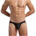 thumbnail image 1 of Men's Low-Rise Solid Color Highly Breathable Briefs, 1 of 4