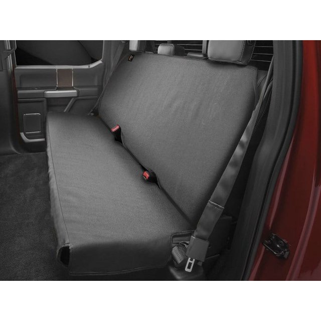 Weathertech Seat Cover DE2010CH Charcoal; Polycotton; Uses Headrests To Install