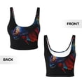 thumbnail image 6 of Uemuo Colorful Betta Fish Pattern Women's Sports Bra - High Impact Support, Breathable, and Comfortable Athletic Bra for Running, Yoga, and Workouts, 6 of 9