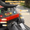 thumbnail image 6 of East doll 12V Ride on Tractor with Tiltable & Detachable Trailer, up to 3.1Mph Truck with Parental Remote, Music Player & Bluetooth Function, Headlight, 6 of 7