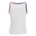 thumbnail image 5 of aidice Tank Tops for Women Sleeveless Crew Neck Summer Casual Comfy Daily Cropped Slim Fitting Tops, 5 of 6