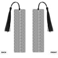 thumbnail image 2 of Kdxio Weave Geometric Print Metal Tassel Bookmarks,Perfect Gift for Art Lovers and Bookworms Metal Bookmarks for Women, 2 of 8