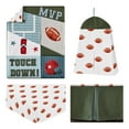thumbnail image 5 of Sweet Jojo Designs Football Green Brown and Red 4 Piece Crib Bedding Set, 5 of 6