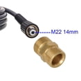 thumbnail image 3 of Pressure Washer Hose Extension Connector Male Thread Female Hose Coupler Adaptor B, 3 of 7