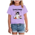 thumbnail image 3 of boobe Toddler Girls Halloween Shirt Funny Print Short Sleeve T-Shirt Casual Tee Tops, 3 of 7