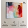 thumbnail image 3 of Art Remedy Colorful Abstracts Canvas, 40" x 40", Gallery Wrapped, Emberglow I, 3 of 7