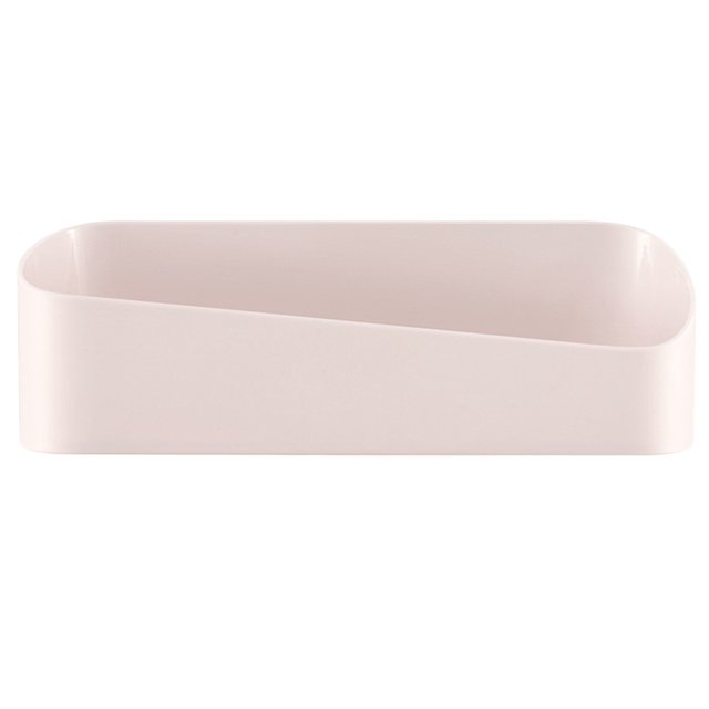 ziyahi Punch Free Home Bathroom Wall Storage Rack Hanging Basket Plastic Practical apricot