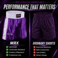 thumbnail image 4 of Men Boxing Shorts For Boxing Training Fitness Gym Cage Fight MMA Mauy Thai Kickboxing Trunks Clothing Purple Medium, 4 of 9
