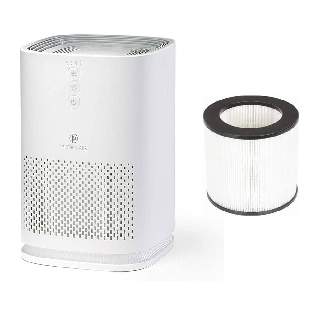 Medify Air MA-14 Compact Tabletop Home Air Purifier with 1 Replacement
