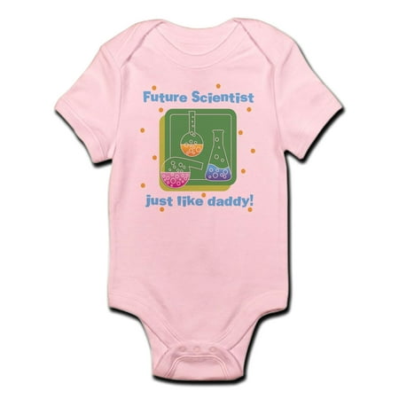

CafePress - Future Scientist Like Daddy Baby Body Suit - Baby Light Bodysuit