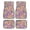 Colorful Cartoon Flower Patterns, variant on Pzuqiu Car Floor Mats Auto Accessories All Weather Car Mats Knitted Fabric Full Set Non-Slip, Fit for SUV Truck Sedans, Spider