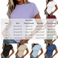thumbnail image 4 of VBVC Women's Crew Neck Short Sleeve T-Shirt,Ladies Ruched Slim Fit Asymmetric Hem Top,Casual Form Fitting Basic Tee for Women,Black,S-2XL, 4 of 9