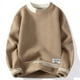 thumbnail image 4 of Men Retro Color Collision Twist Sweater Loose Fit Round Neck Knit Jumper Pullover Autumn Winter Casual 4 Colors Knitted Sweaters, 4 of 5