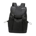 thumbnail image 3 of Mochila para laptop Bolsa de trabajo liviana a gran capacidad para negocios de hombres y mujeres Negro, 3 of 8