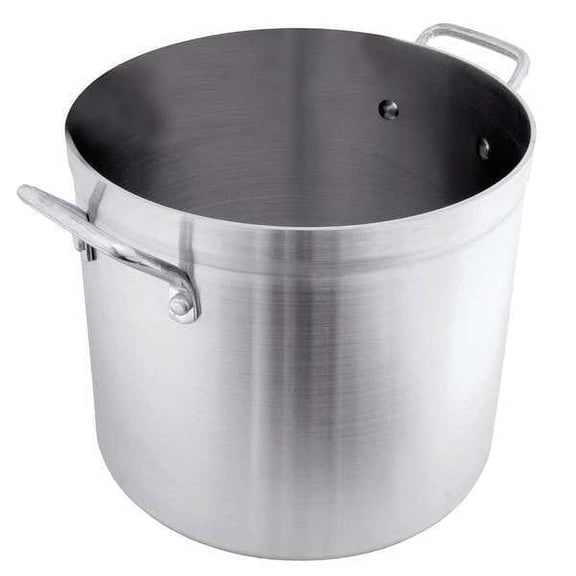 CRESTWARE HPOT40 Heavy Duty Stock Pot, 40 qt, Aluminum