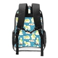 thumbnail image 2 of Kdxio Cute Polar Bear Fishing Clear Backpack, Transparent Bookbag for School for Women Men, Capacity Clear Bag for College, Travel, 2 of 7