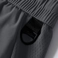 thumbnail image 6 of Aimik Men's Athletic Drawstring Shorts Side Zipper Pockets Stretch Fabric Summer Sports Shorts for Gym Workout, 6 of 6