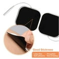 thumbnail image 2 of ziyahi Electric Body Massager Electrode Pads Massaging Machine 5x5cm Square Replacement Patchs Massager Accessory 10pcs, 2 of 7