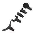 thumbnail image 1 of Percussion Massage Head, 5pcs 0.7 Inch Replaceable Massager Head Portable EVA  for Hips for Waist, 1 of 8
