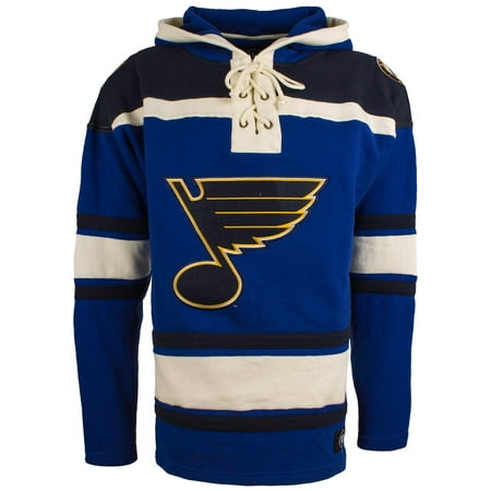NHL St. Louis Blues Girls' Poly Fleece Hooded Sweatshirt - M